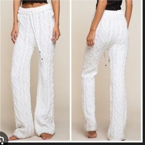 Chenille Knit Pants